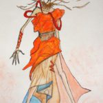 江東服飾高等専修学校 ファッション画（イラスト）